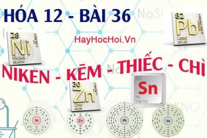 Sơ lược tính chất hóa học của Niken (Ni), Kẽm (Zn), Chì (Pb), Thiếc (Sn) - hóa 12 bài 36